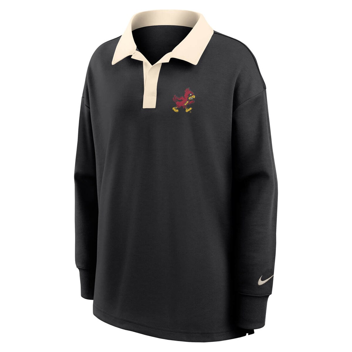 Nike Women's Walking Cy Black FA26 Oversized Long Sleeve Polo vendor image